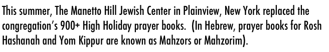 BOOK PROJECT #1&#10;THE MAHZORS